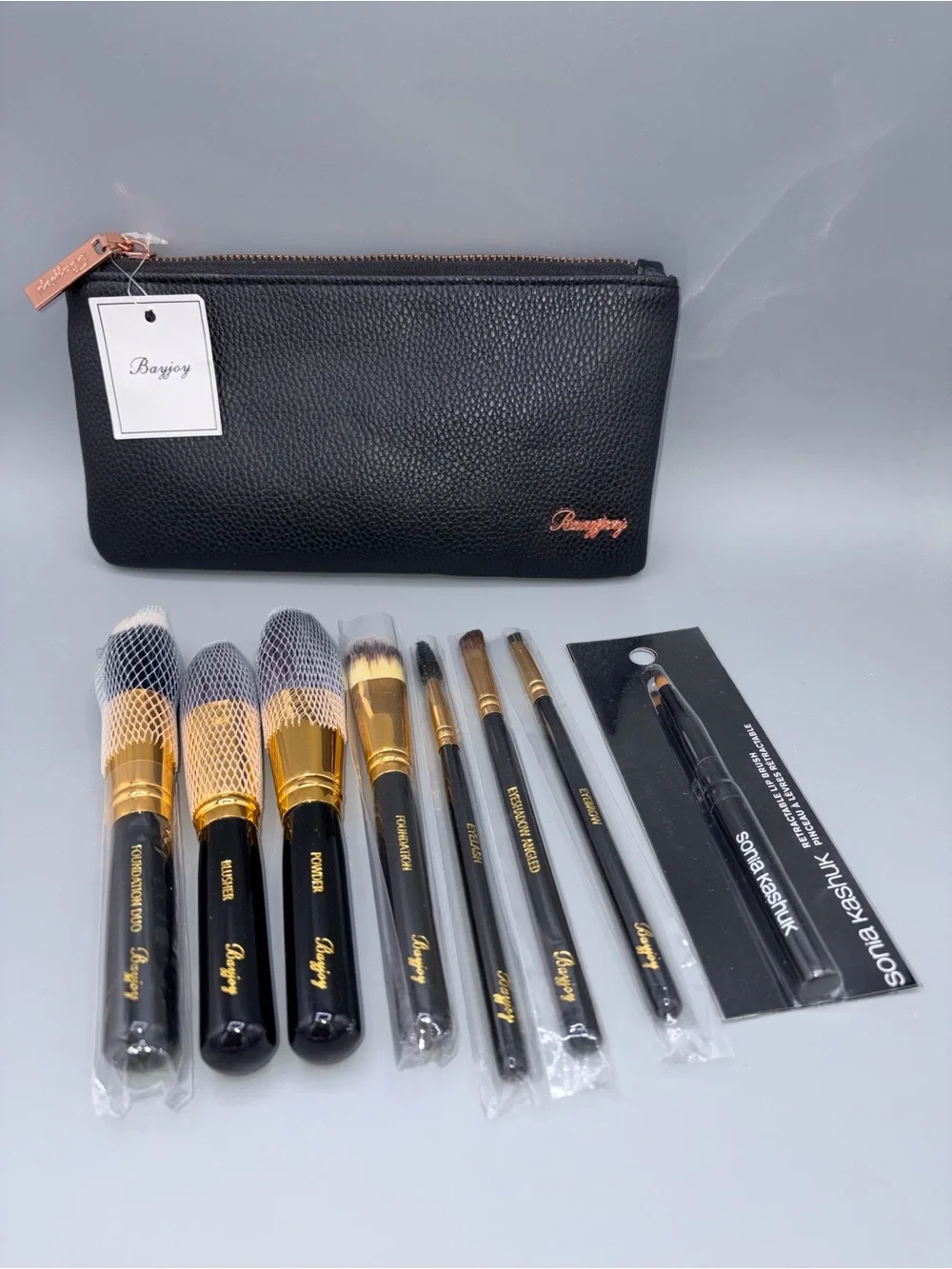 Bayjoy make up pouch and brush set